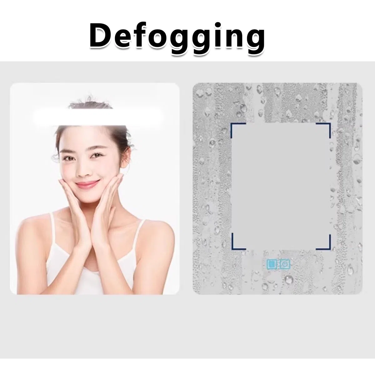 LED Espejo con Almacenaje De Maquillaje,Armario BaÃo Pared Estrecho con Interruptor Táctil,Espejo De Tocador De Baño con Luces Y Almacenamiento,Espejo De Botiquín