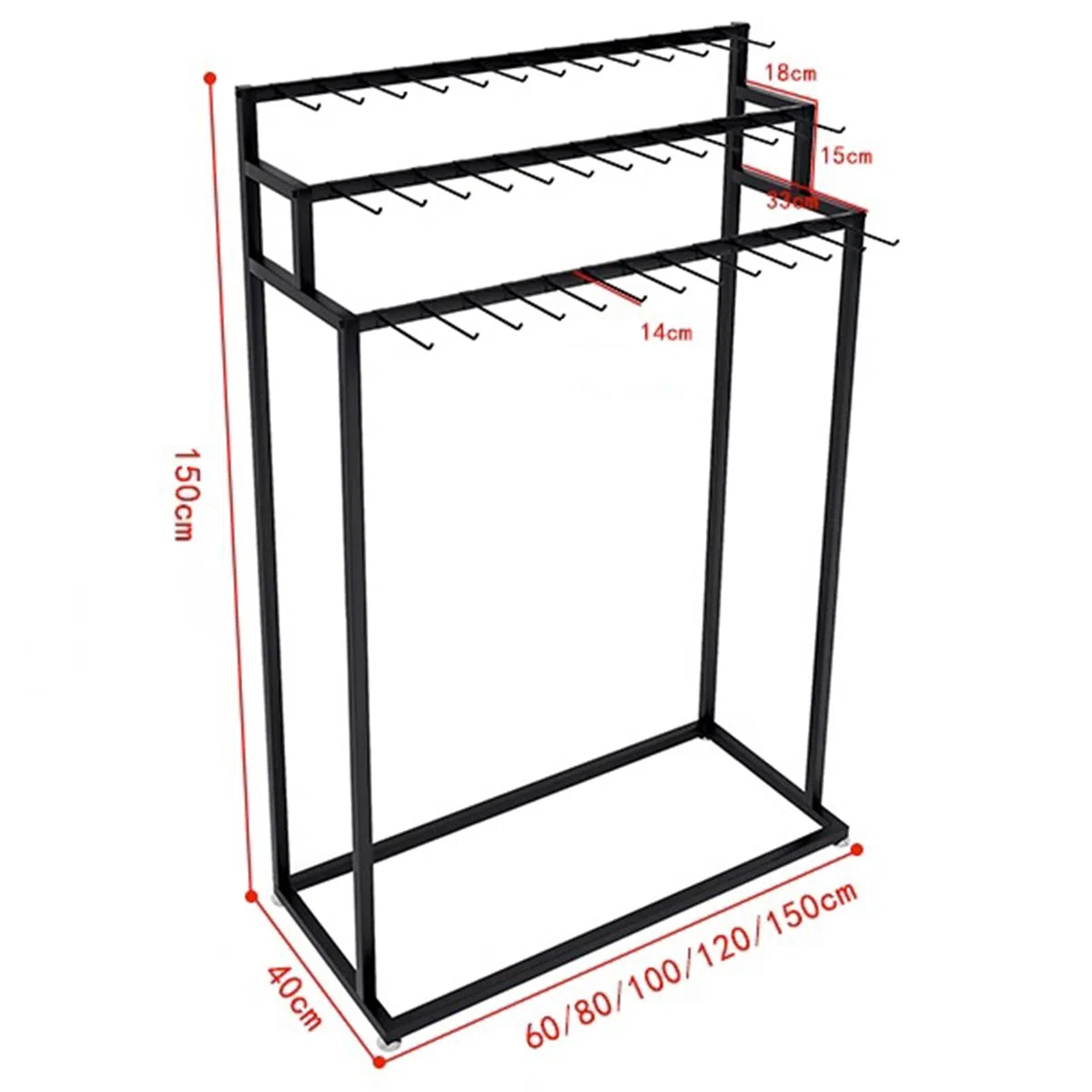 Percha de Metal de pie para cinturón, Expositor para Armario de Hombre, Moderna estantería organizadora para Corbatas, Bufandas, chales y Bolsos con Soporte para Paraguas
