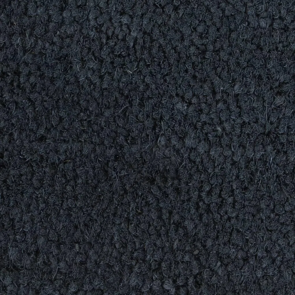 Felpudo gris oscuro de fibra de coco 100 x 300 cm con base antideslizante de PVC para interior y exterior, entrada pasillo, terraza, jardín
